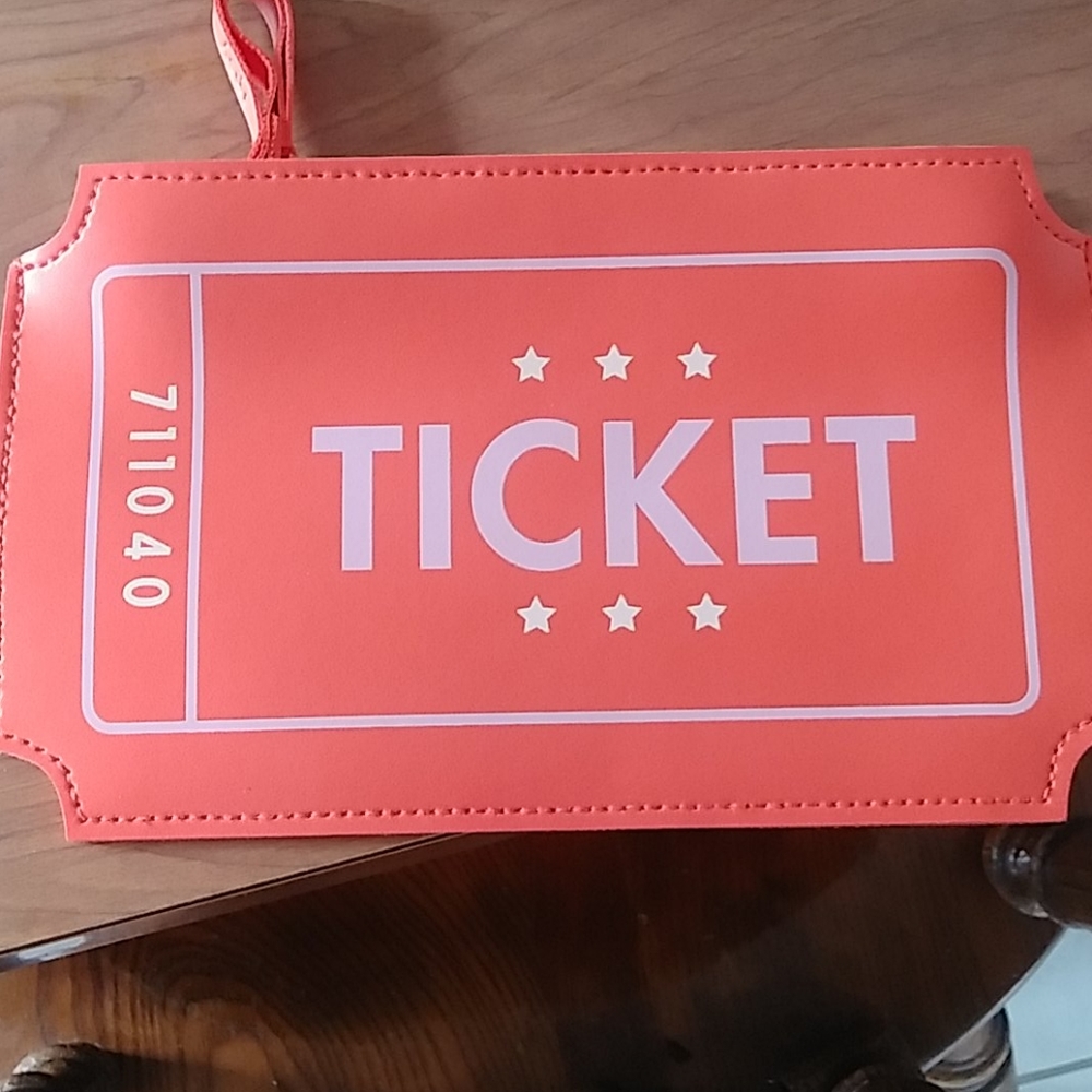 Ipsy ticket wallet or make up bag